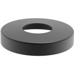 Krycí rozeta 105 mm pro trubku 42,4mm broušená - PVD černá – Zboží Mobilmania