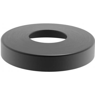 Krycí rozeta 105 mm pro trubku 42,4mm broušená - PVD černá – Zboží Mobilmania
