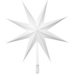Broste Papírová hvězda špice na strom TOP STAR bílá – Zboží Mobilmania