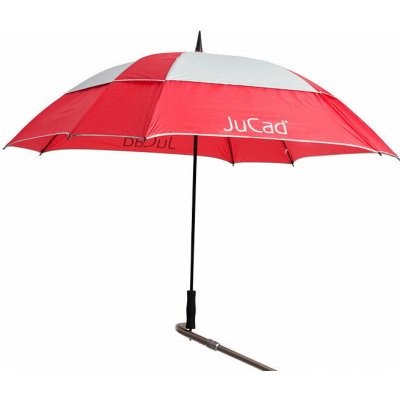 JuCad Umbrella Windproof With Pin červená/stříbrná – Hledejceny.cz