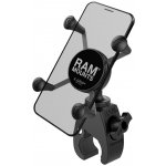 kompletní sestava držáku pro menší telefony RAM Mounts X-Grip se "Snap-Link Tough-Claw" upínaním na řidítka – Zboží Mobilmania