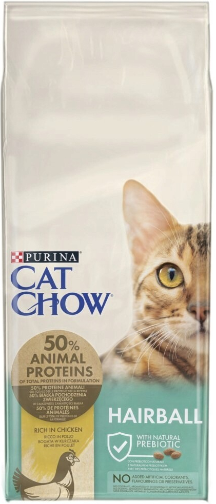 Cat Chow Special Care Hairball Control kuře 15 kg
