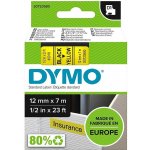 Dymo D1, 45018, S0720730, žlutá/černá,12mm – Hledejceny.cz