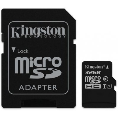 Kingston microSDHC 32 GB UHS-I U1 SDC10G2/32GB – Zbozi.Blesk.cz