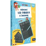 ALBI Kvído průhledná LCD kreslicí tabulka set se šablonami 10ks na baterie – Hledejceny.cz