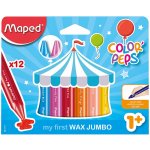 Maped Voskovky Color'Peps Wax Jumbo 12 barev – Zboží Dáma