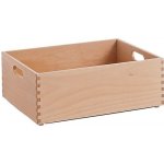 ZELLER Dřevěný organizér z tvrdého bukového dřeva 40 x 30 x 15 cm – Zboží Dáma