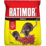 Unichem Ratimor Plus Bromadiolon nástraha na hlodavce granule 150 g – HobbyKompas.cz