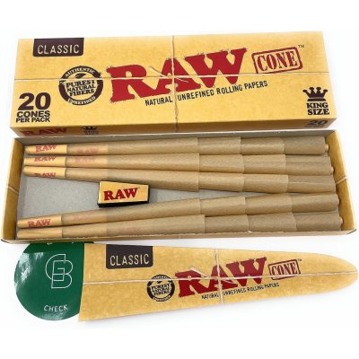 RAW dutinky cones king size balení 20 ks – Sleviste.cz