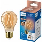 Philips Smart Chytrá LED žárovka 7W, E27, jantarové sklo, Tunable White – Zboží Dáma