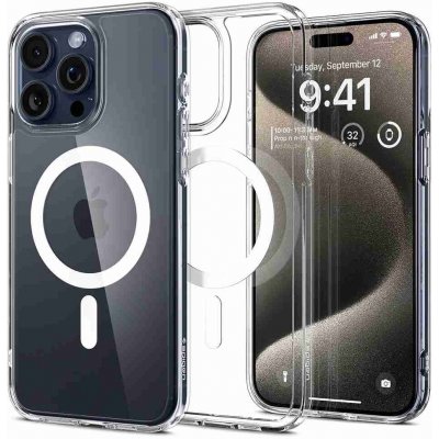 Spigen Ultra Hybrid MagSafe iPhone 15 PRO White – Zboží Mobilmania