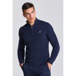 Gant Cotton Pique Half Zip modrá – Zboží Mobilmania