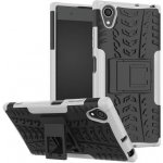 Pouzdro Kickstand odolné hybridní Sony Xperia XA1 Plus - bílé – Sleviste.cz