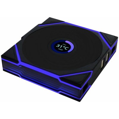 Lian Li UNI FAN TL Wireless LCD 120 Black 12TLLCD1W1B – Zboží Živě