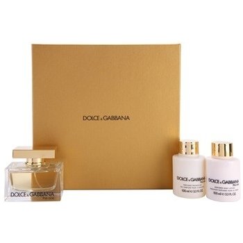 Dolce & Gabbana The One EDP 75 ml + 100 ml tělové mléko + sprchový gel 100 ml dárková sada