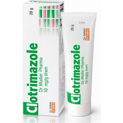 CLOTRIMAZOLE DR. MÜLLER PHARMA 10MG/G CRM 1X20G II – Hledejceny.cz