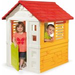 Smoby domeček Sunny oranžovo-zelený s 3 okny a 2 žaluziemi – Zboží Dáma