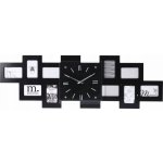 Home Styling Collection Nástěnné hodiny s 10 fotorámečky, 80 × 4 × 26 cm – Hledejceny.cz