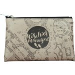 CurePink Dámská kosmetická taška Harry Potter Marauder's Map 25 x 13 x 12 cm 92822 – Hledejceny.cz