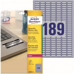 Avery Zweckform L6008-20 Velmi odolné etikety 25,4x10mm 3780 ks stříbrná – Sleviste.cz