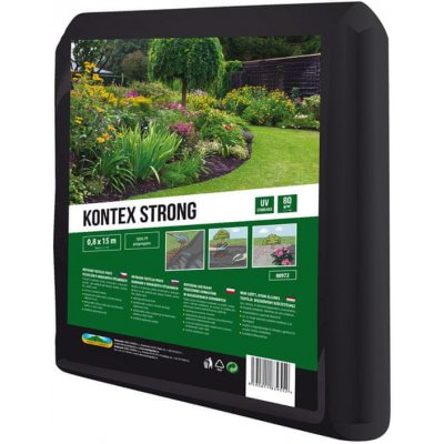 Nohel Garden Kontex Strong Netkaná mulčovací 0,8 x 15 m 80 g / m² černá – Zboží Mobilmania