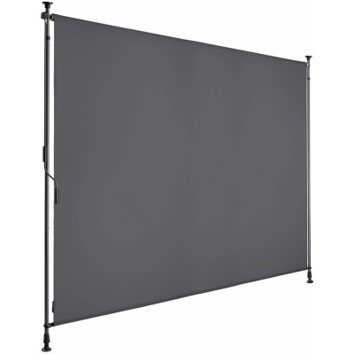 tectake 406160 markýza taija s ruční klikou - 200 x 310 cm,tmavě šedá – Sleviste.cz