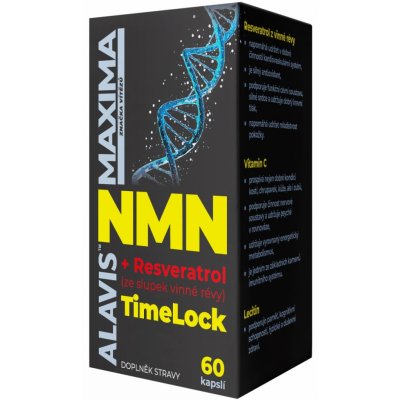 Alavis Maxima Genetics Timelock NMN 60 kapslí – Hledejceny.cz