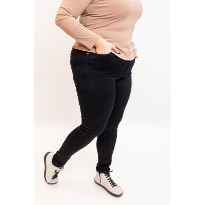 Moon girl Dámské džíny AMBER MS5271-13 Černá – Zboží Dáma