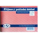 MSK 53 Příjmový pokladní doklad A6 propisující nečíslovaný – Zbozi.Blesk.cz