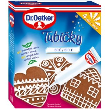 Dr. Oetker Tubičky bílé 4 ks 76 g