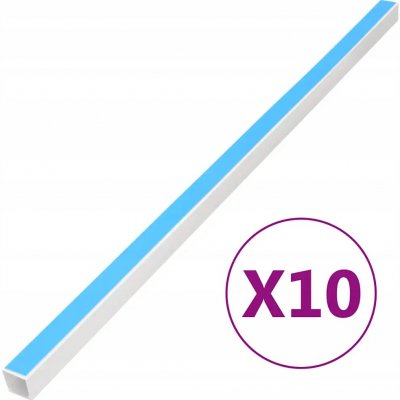 PVC Lišta na Kabely Samolepicí Bílá 10x10mm 1m – Zboží Mobilmania