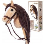 Kůň na tyči hobby horse HOPPIHORSE velikost A3 béžový – Hledejceny.cz