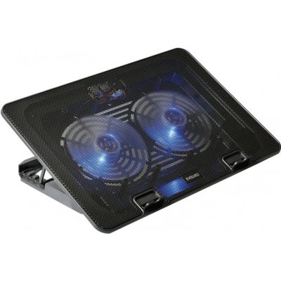 EVOLVEO A101, chladicí podstavec pro notebook, pro ntb až 17", 2x ventilátor, regulace otáček, posvícení, USB – Zbozi.Blesk.cz