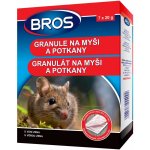 Rodenticid BROS granule na myši a potkany 7x20g – Hledejceny.cz