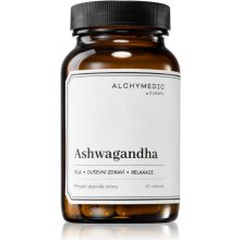 Alchymedic Ashwagandha doplněk stravy pro podporu fyzického a duševního zdraví 60 ks