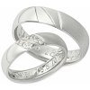Prsteny Aumanti Snubní prsteny 175 Platina bílá