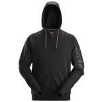 Snickers Workwear mikina Snickers Workwear na zip s kapucí černá – Zboží Mobilmania