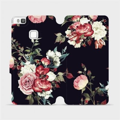 Mobiwear - Huawei P9 Lite - VD11P Růže na černé – Zboží Mobilmania