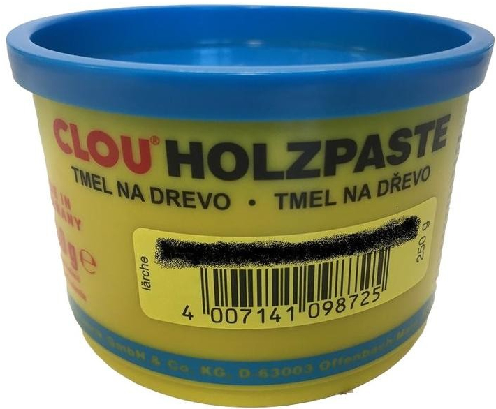 CLOU Holzpaste tmel na dřevo 250g borovice od 89 Kč - Heureka.cz