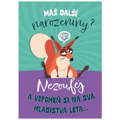 ALBI Hrací přání k narozeninám - Veverka – Zboží Mobilmania