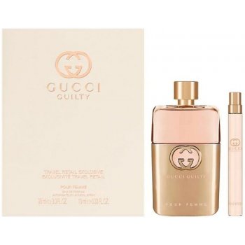 Gucci Guilty EDP 90 ml + EDP 15 ml + tělové mléko 50 ml dárková sada