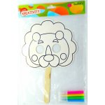 wiky Kreativní set W026535 22,5x20,5 cm maska + 4ks fix + provázek 310121 – Sleviste.cz