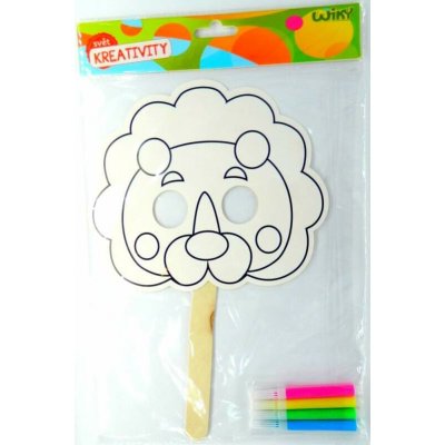 wiky Kreativní set W026535 22,5x20,5 cm maska + 4ks fix + provázek 310121 – Sleviste.cz