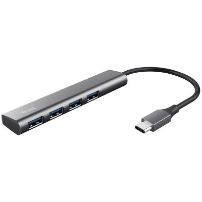 Trust Halyx 4-port USB-C hub 24948 – Zboží Živě