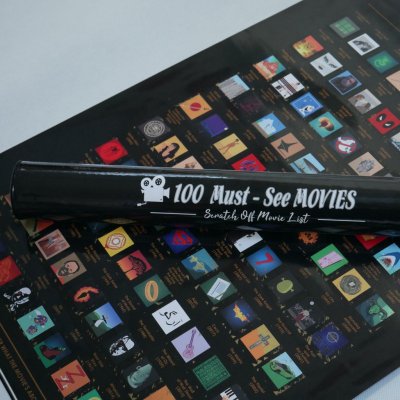 Stírací plakát - 100 filmů, které musíte vidět – Sleviste.cz