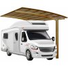 Garáž Ximax Alu přístřešek Portoforte Caravan 60 2,70 x 4,95 m bronzová