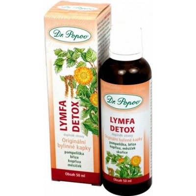 Dr.Popov Lymfa Detox bylinné kapky 50 ml