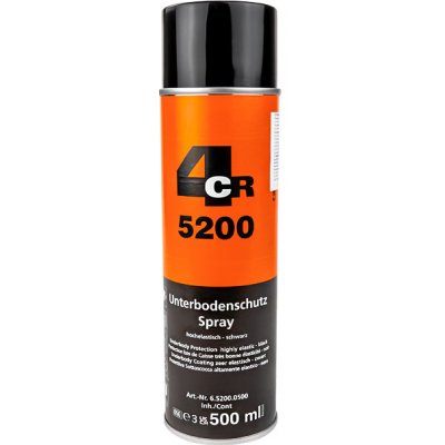 4CR antikorozní nástřik černý sprej 500 ml – Sleviste.cz