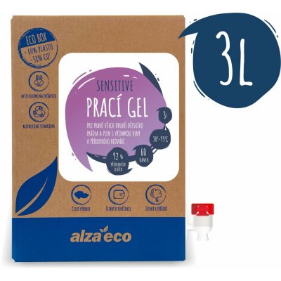 AlzaEco Prací gel Sensitive 3 l 60 praní – Zboží Mobilmania