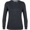 Dámský svetr a pulovr ICEBREAKER Wmns Muster Crewe Sweater CHAR HTHR